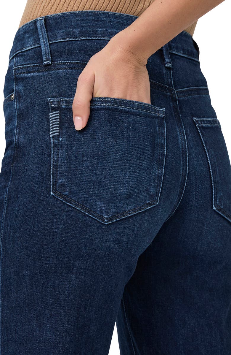 PAIGE Leenah High Waist Wide Leg Jeans, Alternate, color, Praline