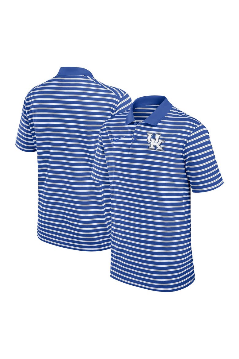 Men's Nike Royal/White Kentucky Wildcats Primetime Victory Striped Performance Polo, Main, color, Royal