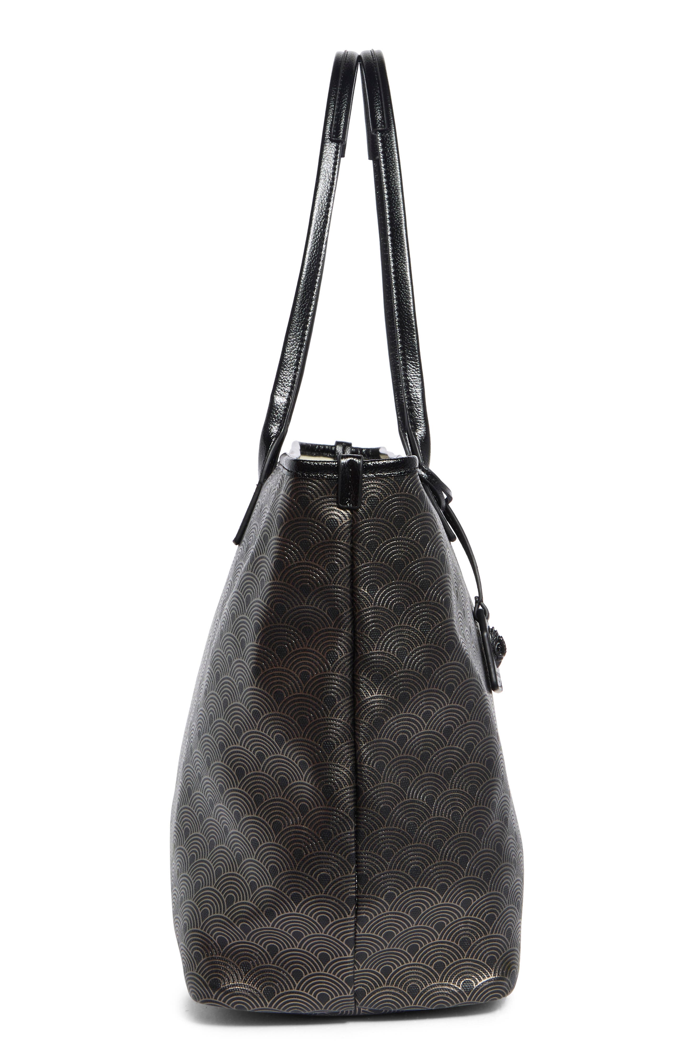 Kurt Geiger London Pimlico Large Leather Tote, Alternate, color, Black