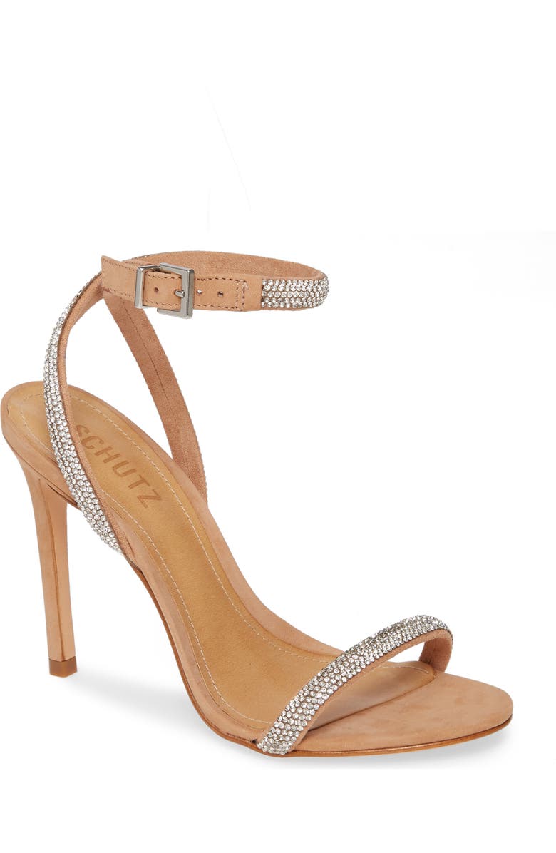Schutz Ankle Strap Sandal, Main, color,