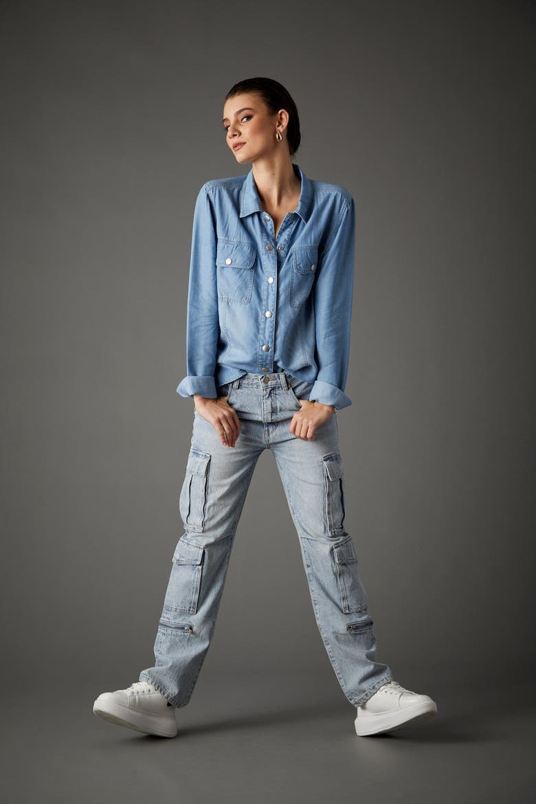 Your Favorite Tencel Shirt, Alternate, color, Light Tel Aviv