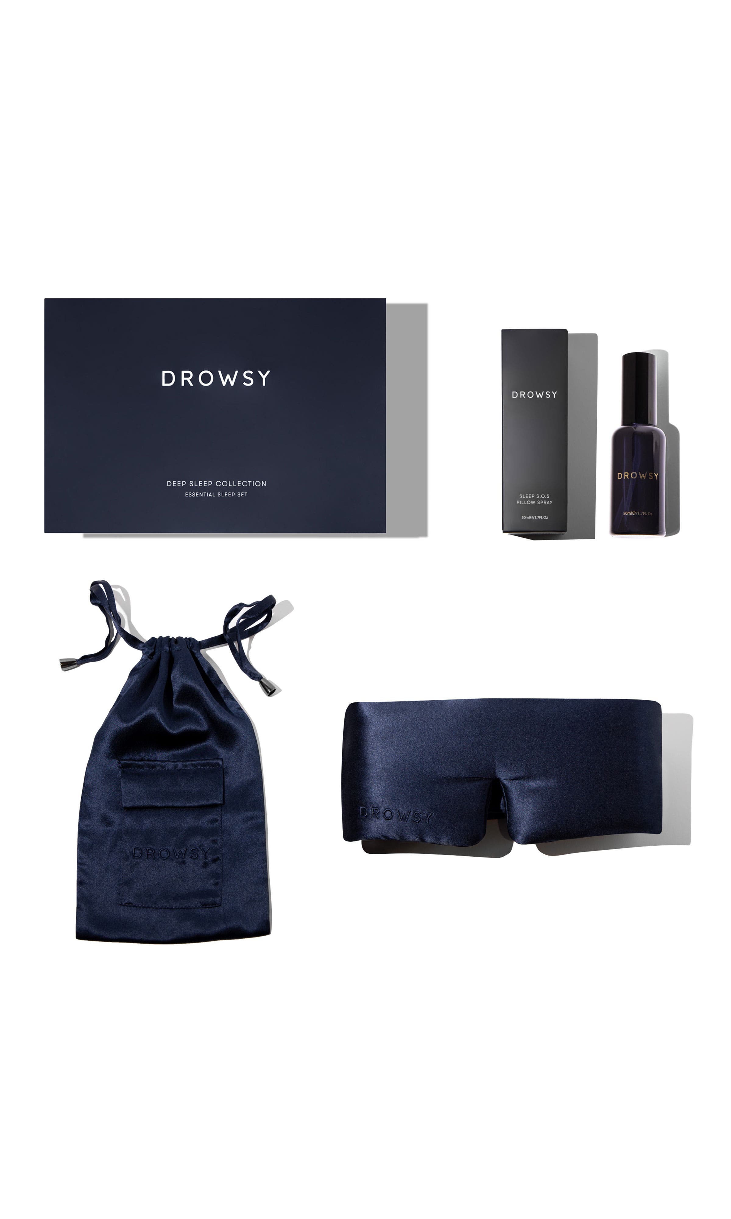 Drowsy Sleep Co. Deep Sleep Collection in Midnight Blue 