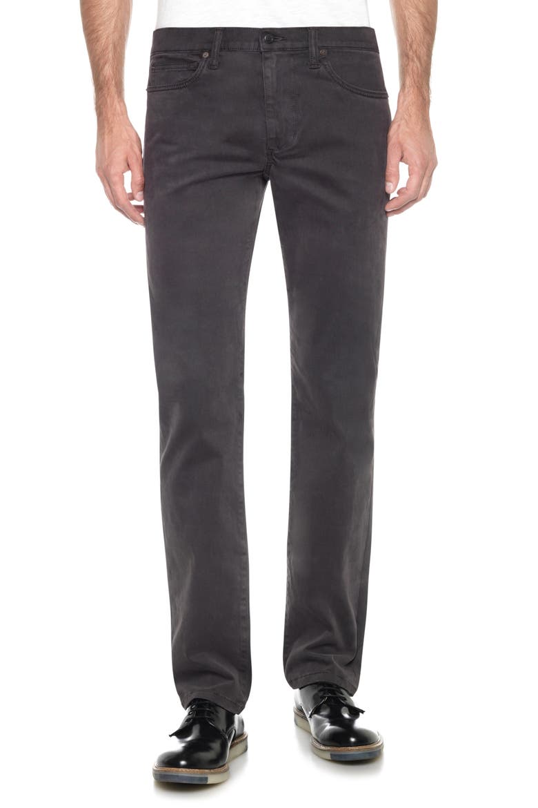 The Brixton Slim Straight Leg Chinos, Main, color, GREASE