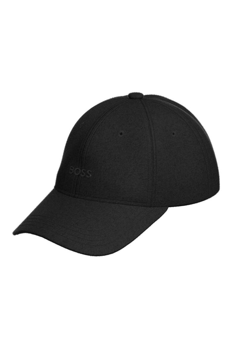 Derrel Wool Blend Baseball Cap, Main, color, BLK