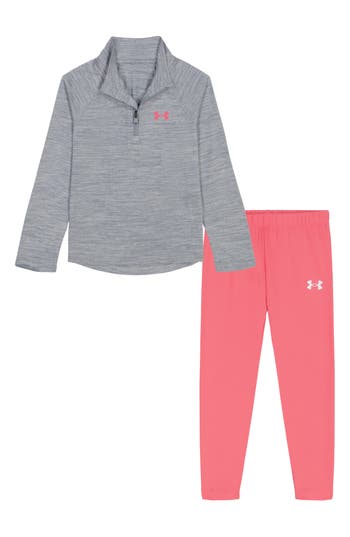 Under Armour Kids' 1/4 Zip Pullover & Leggings In Multi