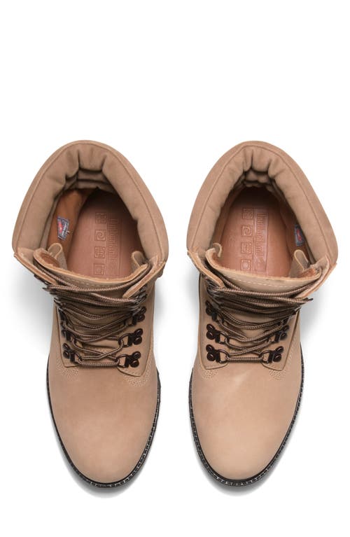 Timberland Premium Waterproof Primaloft® Insulated Super Boot In Medium Beige Nubuck