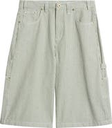 Elwood Field Pinstripe Denim Shorts