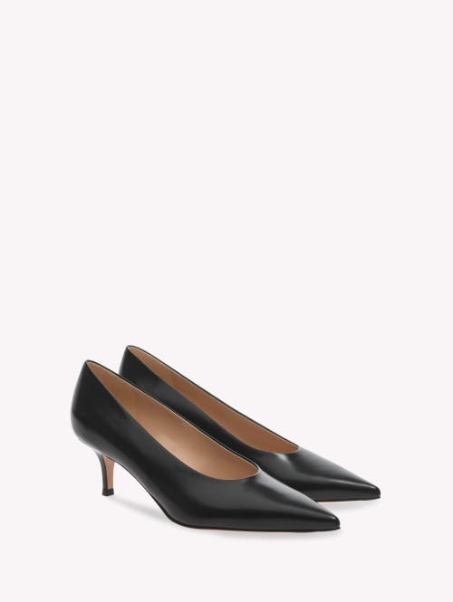 Gianvito Rossi Gianvito 70 Black Leather Pumps