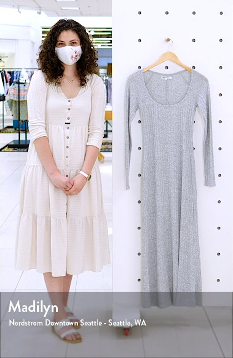 Lemon Rib Long Sleeve Dress, sales video thumbnail