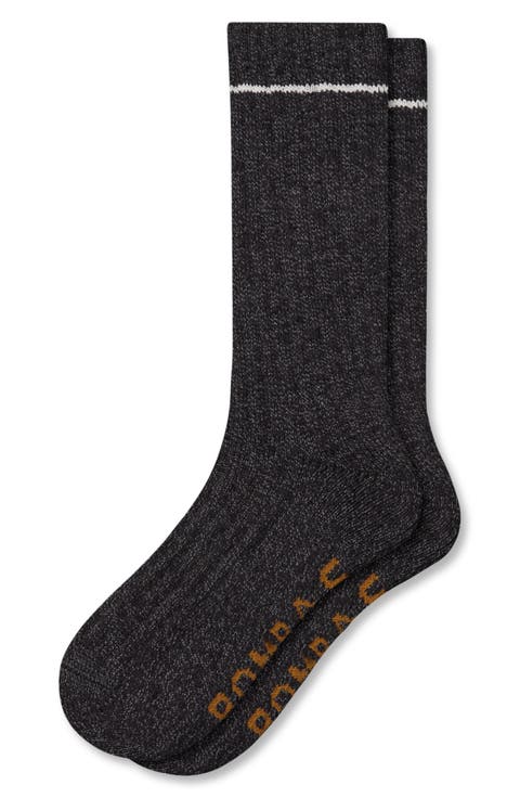 Marl Stripe Ragg Crew Socks