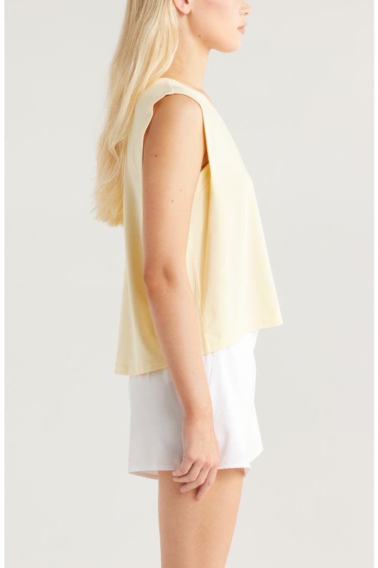 New Take Boxy Tank Top, Alternate, color, YELLOW FLAN