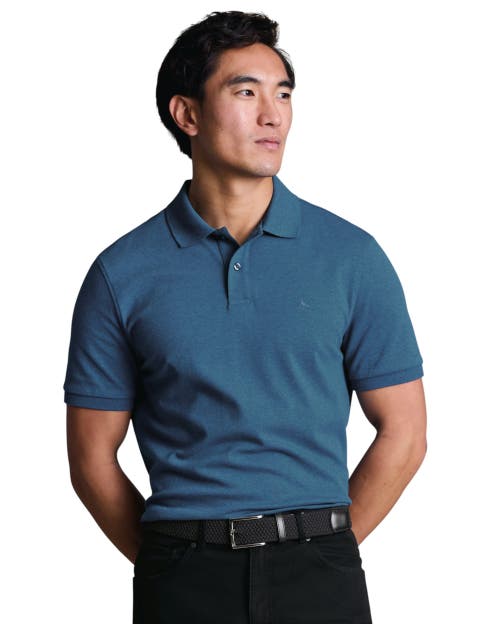 Short Sleeve Cotton Stretch Pique Polo
