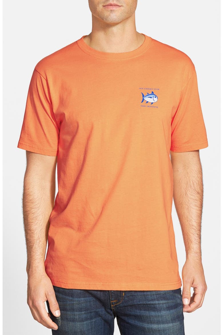 Short Sleeve Skipjack T-Shirt, Alternate, color, HORIZON