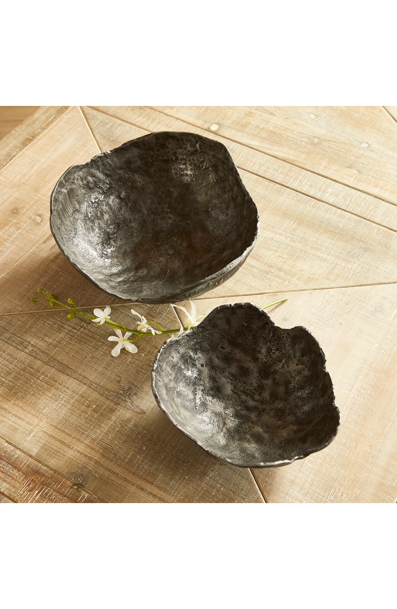 Napa Home & Garden Roland Organic Decorative Bowls Set of 2, Alternate, color, Gray