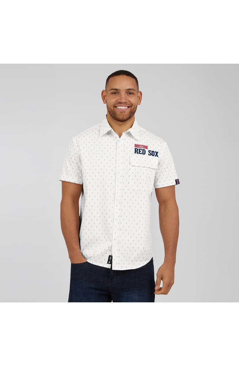 Darius Rucker Collection by Fanatics Men's Darius Rucker Collection by Fanatics  Cream Boston Red Sox Printed Button-Down Top, Alternate, color, Cream