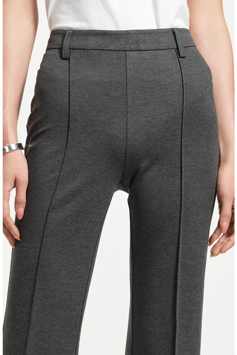 Flare Ponte Pants, Alternate, color, CHARCOAL GREY