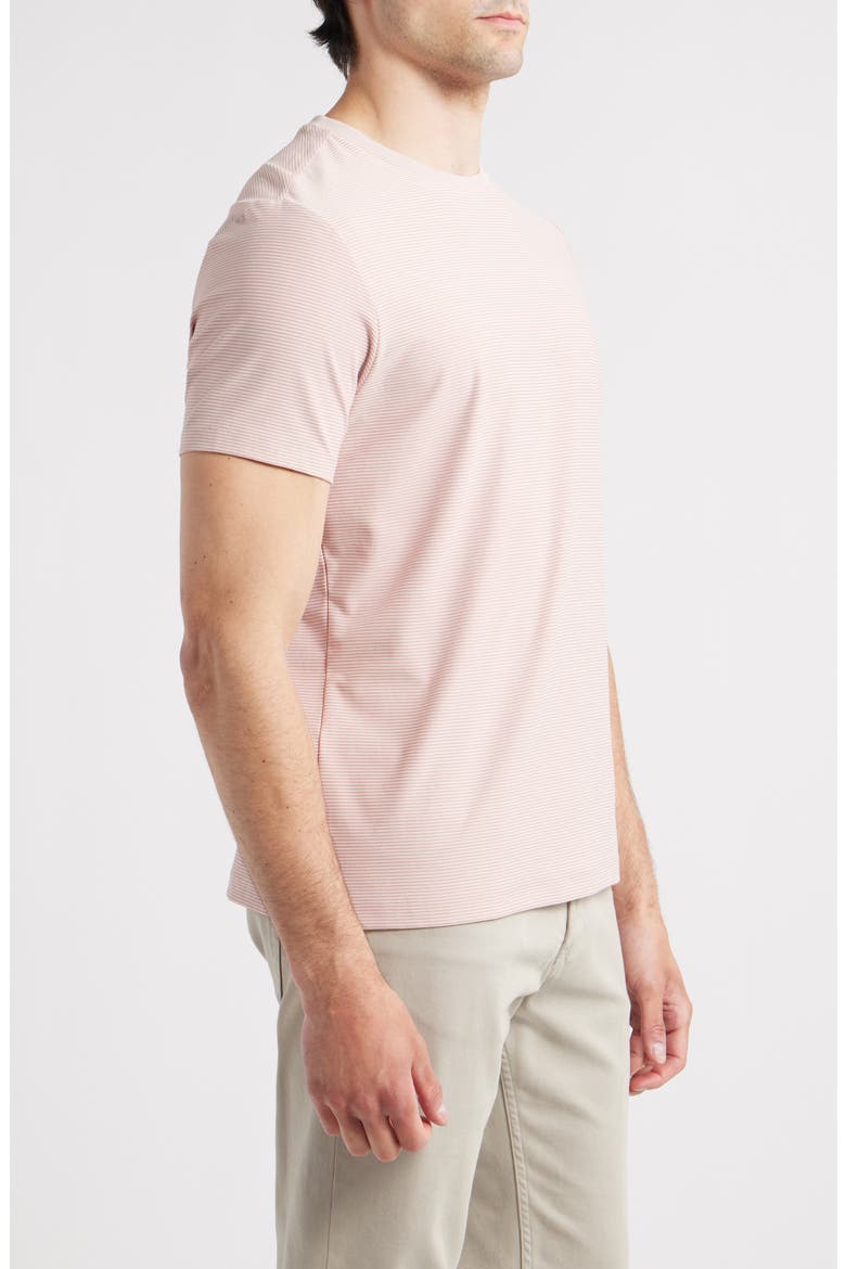 Hickman Feeder Stripe T-Shirt, Alternate, color, SHADOW CORAL