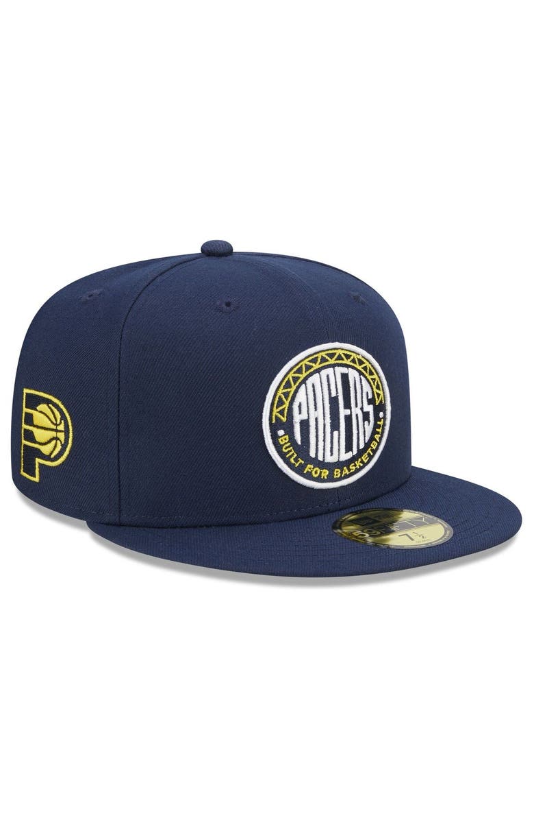 New Era Men's New Era  Gray Indiana Pacers 2022/23 City Edition Alternate Logo 59FIFTY Fitted Hat, Alternate, color, 