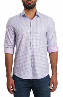 Trim Fit Gingham Pima Cotton Button-Up Shirt