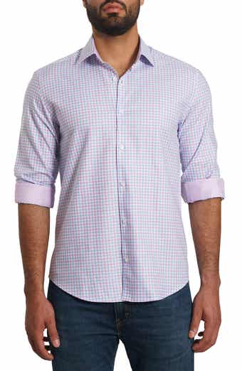 Trim Fit Gingham Pima Cotton Button-Up Shirt
