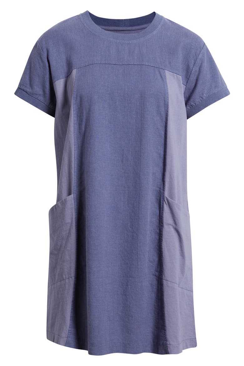 Crewneck Minidress, Alternate, color, SMOKE