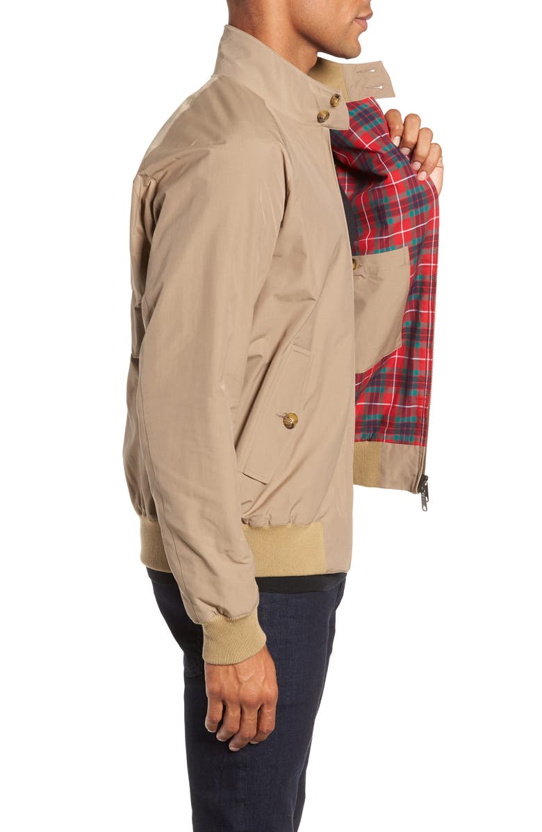 Baracuta G9 Water Repellent Harrington Jacket, Alternate, color,