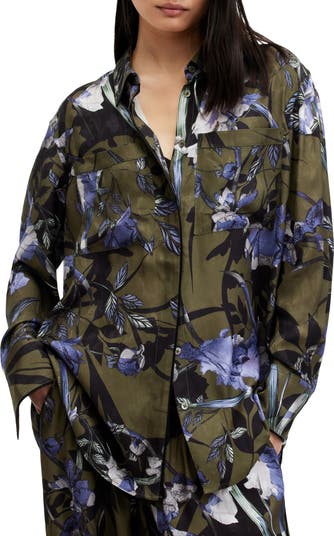 Eve Batu Floral Button-Up Shirt