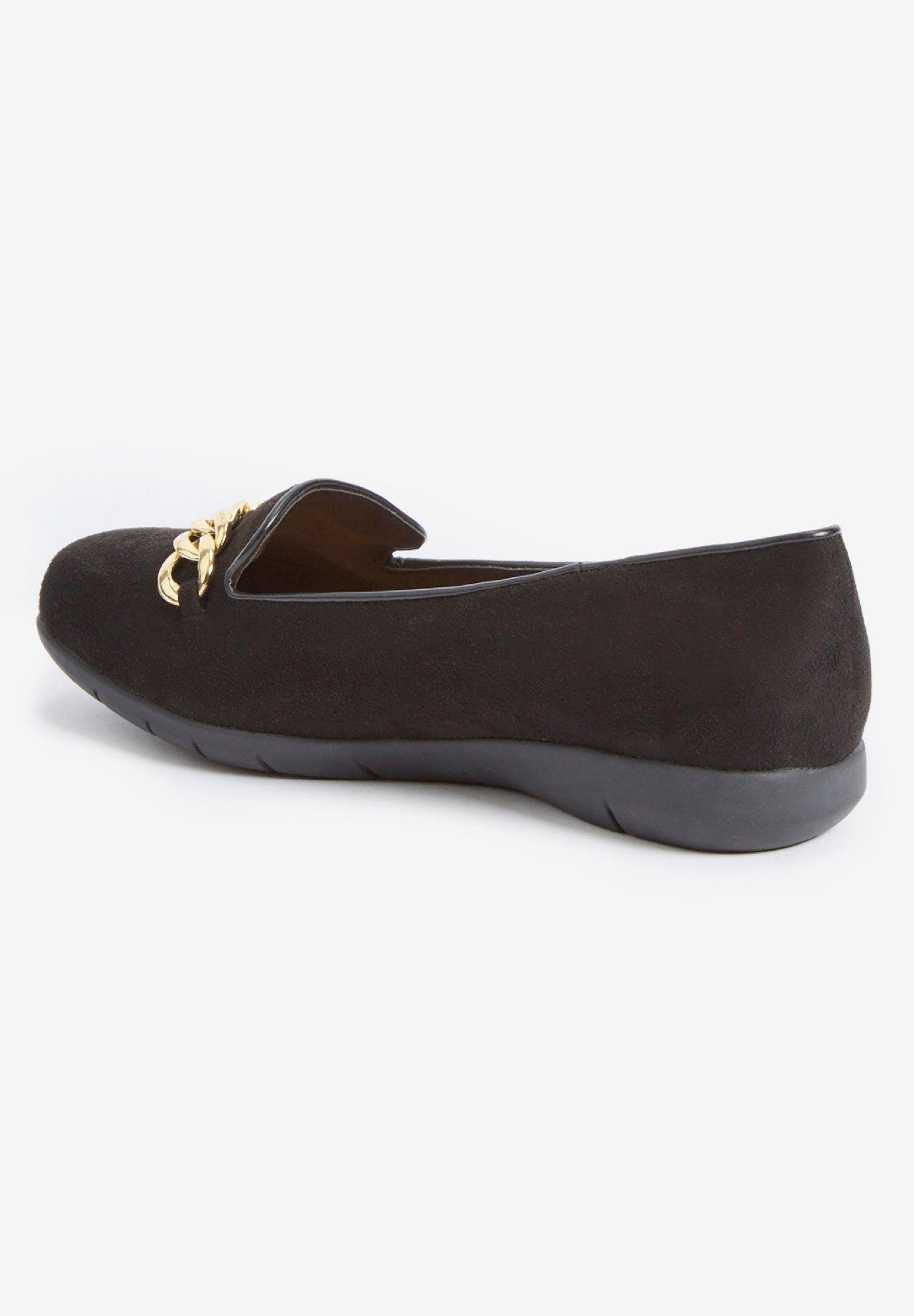 The Thayer Slip On Flat, Alternate, color, BLACK