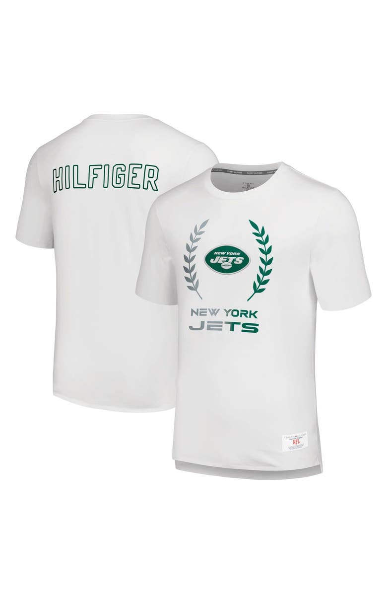 Tommy Hilfiger Men's Tommy Hilfiger White New York Jets Miles T-Shirt, Main, color,