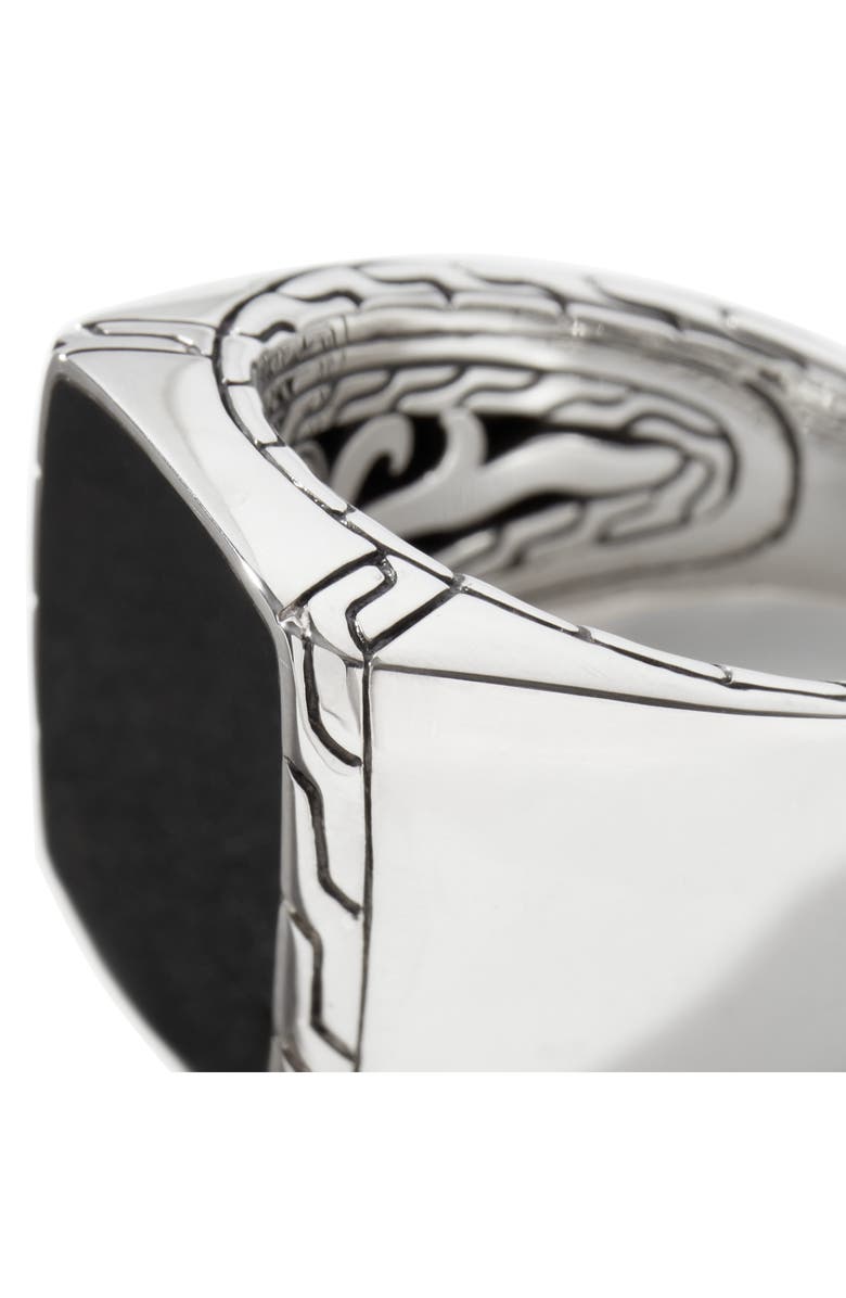 John Hardy Classic Chain Signet Ring, Alternate, color, 
