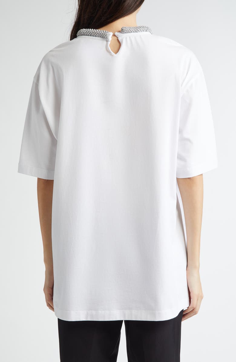 3.1 Phillip Lim Enjoy the Moment Crystal Embellished T-Shirt, Alternate, color, 