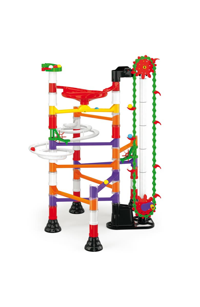 Quercetti Migoga Run Elevator 150Pc Marble Toy, Crank & Funnels, Stem Set, Alternate, color, 
