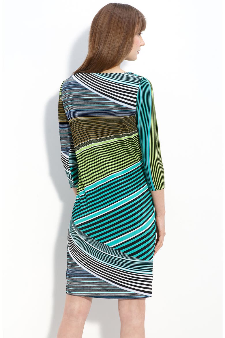 Stripe Jersey Sheath Dress, Alternate, color, GREEN