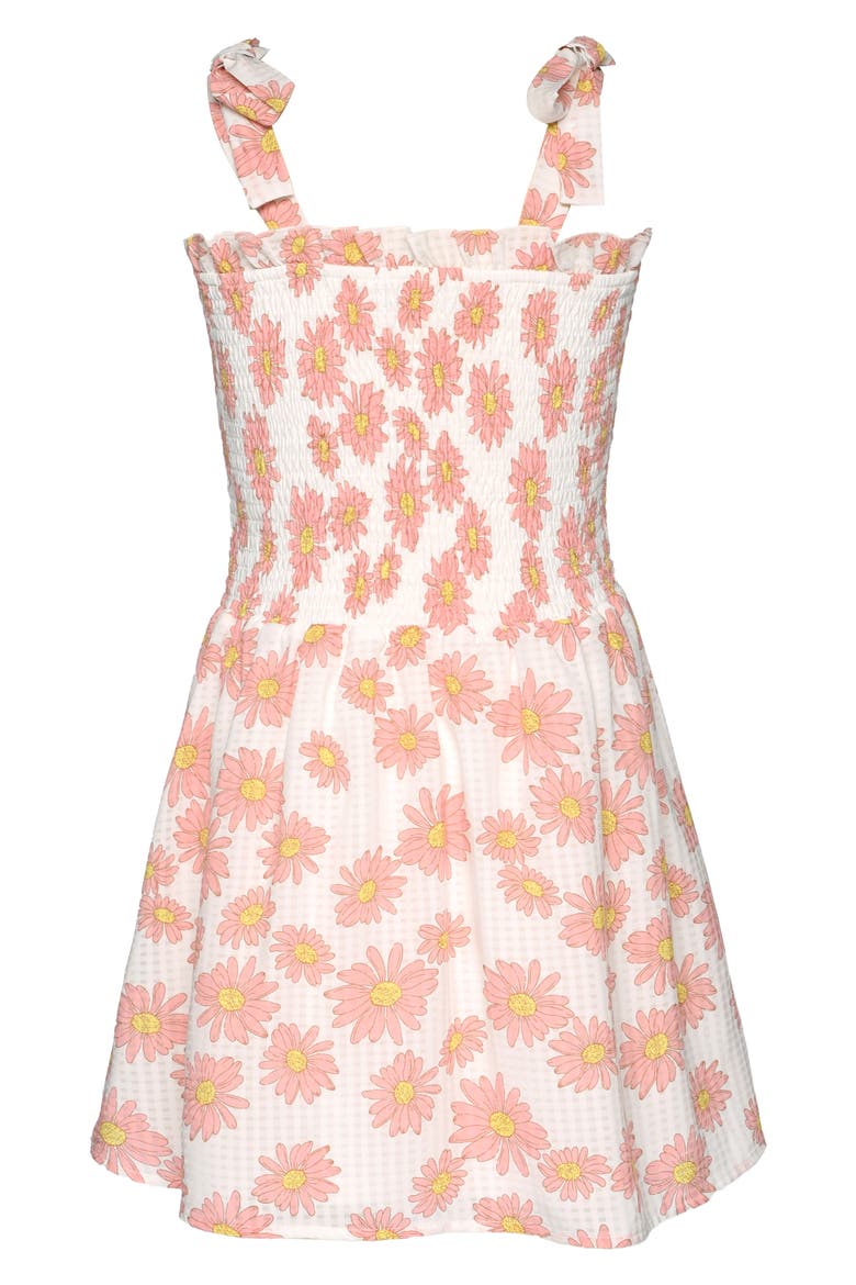 Kids' Daisy Smocked Sundress, Alternate, color, IVORY MULT