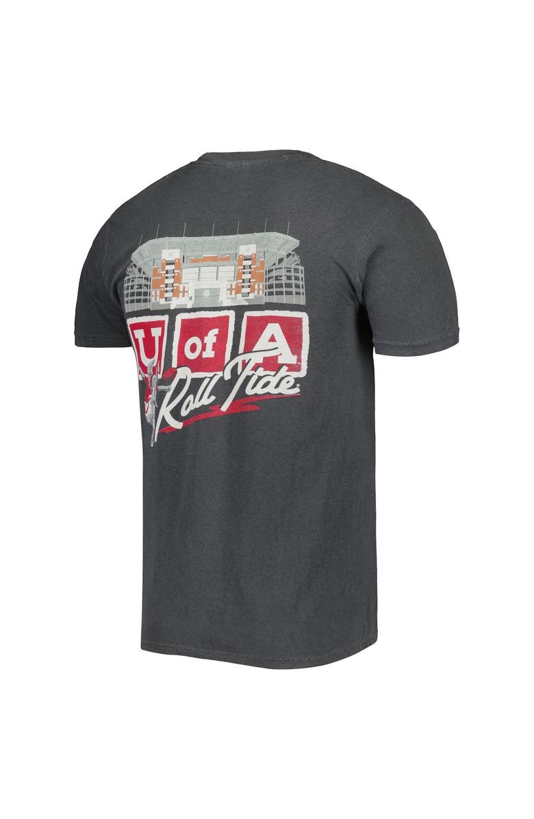 IMAGE ONE Men's Black Alabama Crimson Tide Vault Stadium T-Shirt, Alternate, color, 