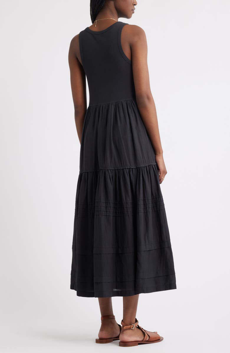 Treasure & Bond Scoop Neck Midi Dress, Alternate, color, 