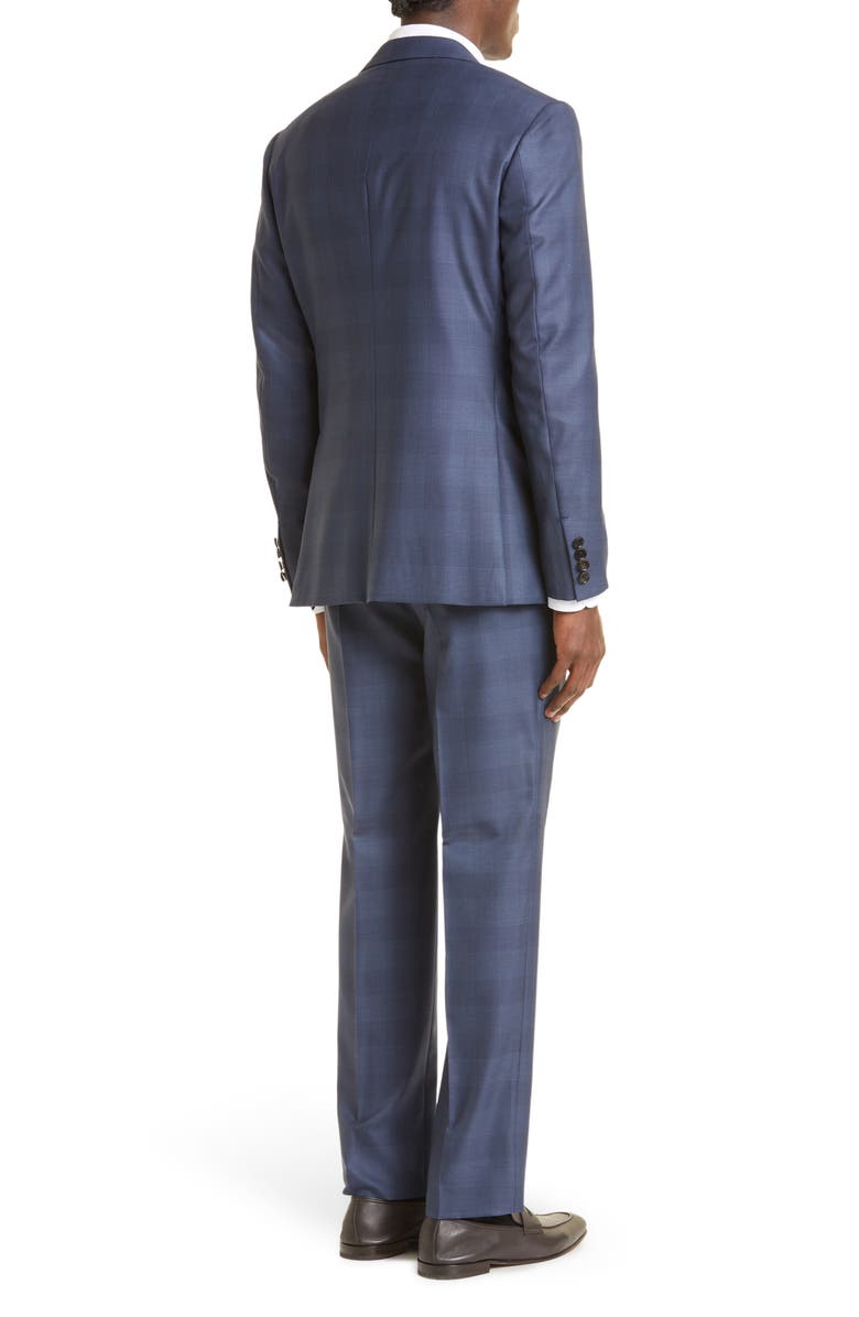 ZEGNA 15Milmil15 Prince of Wales Plaid Wool Suit, Alternate, color, 