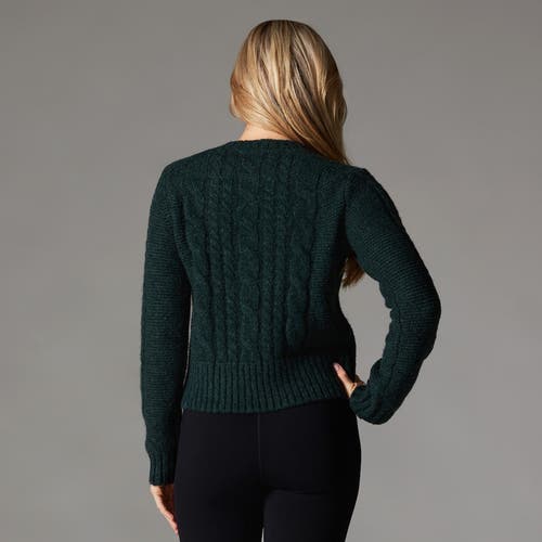 Tavi Classic Cable Sweater In Green