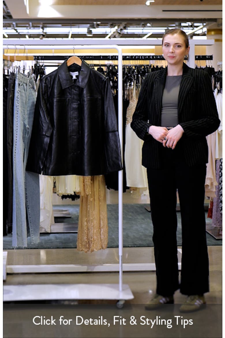 Leather Shirt Jacket video