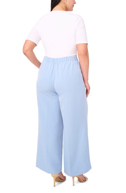 Vince Camuto Plus Size Clean-waist Wide-leg Trousers In Lake Breeze