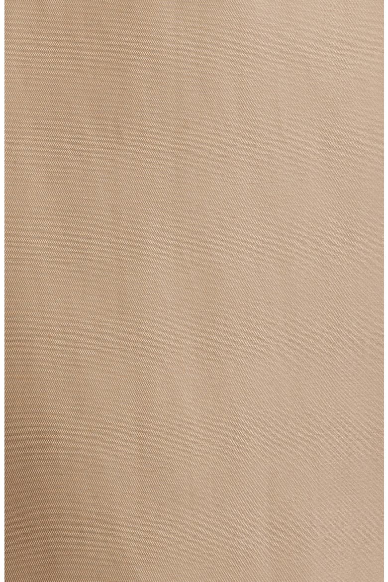 Back Button Cotton Blend Trench Coat, Alternate, color, SAND