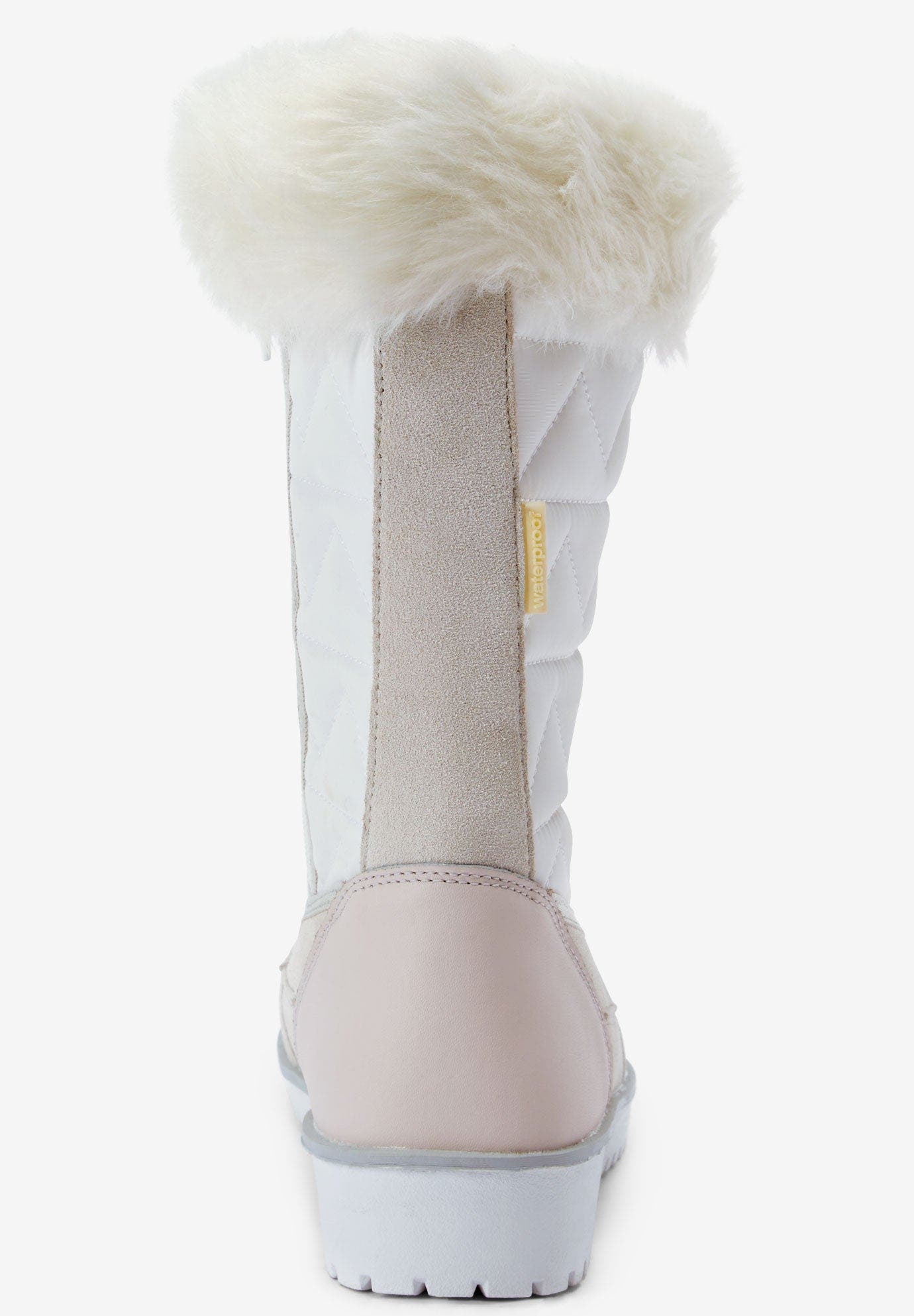 Comfortview The Eileen Waterproof Boot, Alternate, color, Black Silver Multi