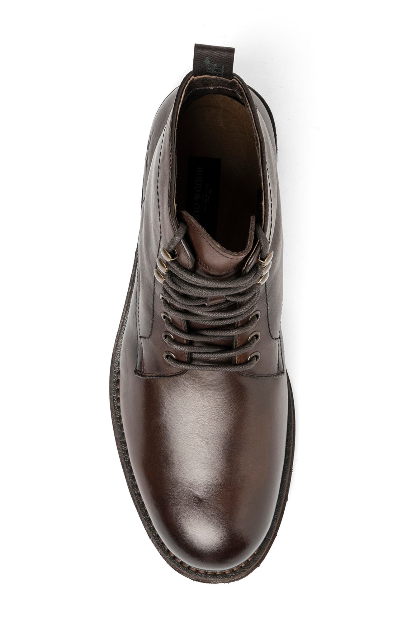 Rodd & Gunn Franz Lace-Up Military Boot, Alternate, color, Testa Di Moro