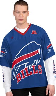 STARTER Men's Starter Royal/White Buffalo Bills Short Sleeve & Long Sleeve T-Shirt Combo Pack