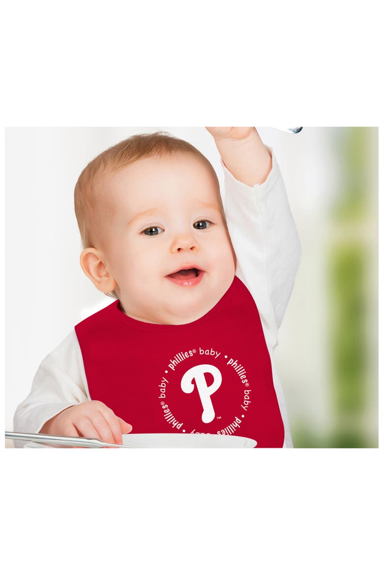 Philadelphia Phillies - Baby Bibs 2-Pack, Alternate, color, Red