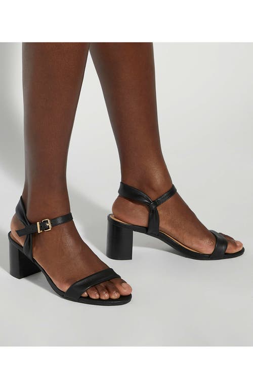 Dune London Jaliz Ankle Strap Sandal In Black
