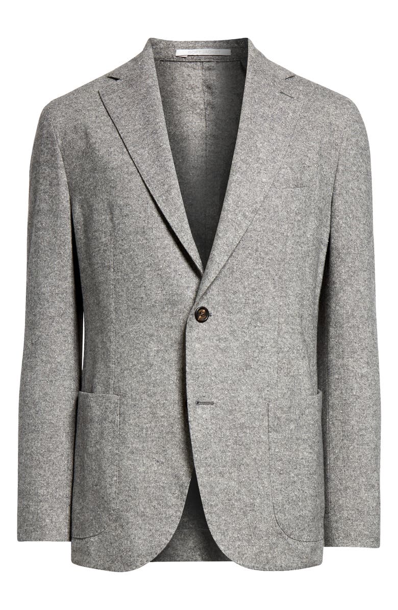 Eleventy Deconstructed Wool & Silk Blend Sport Coat, Alternate, color, 