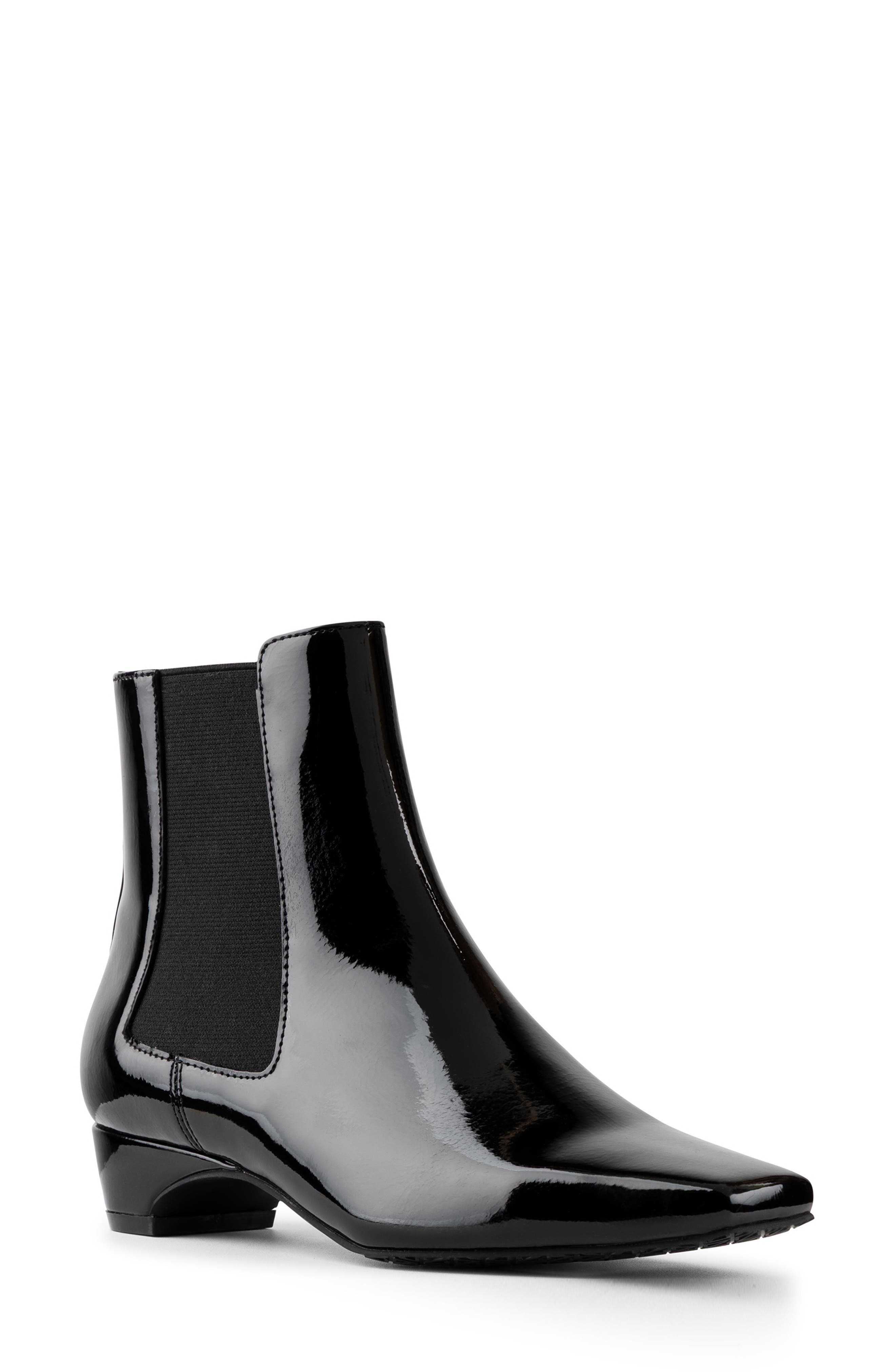 Donald Pliner CIty Patent Chelsea Boot