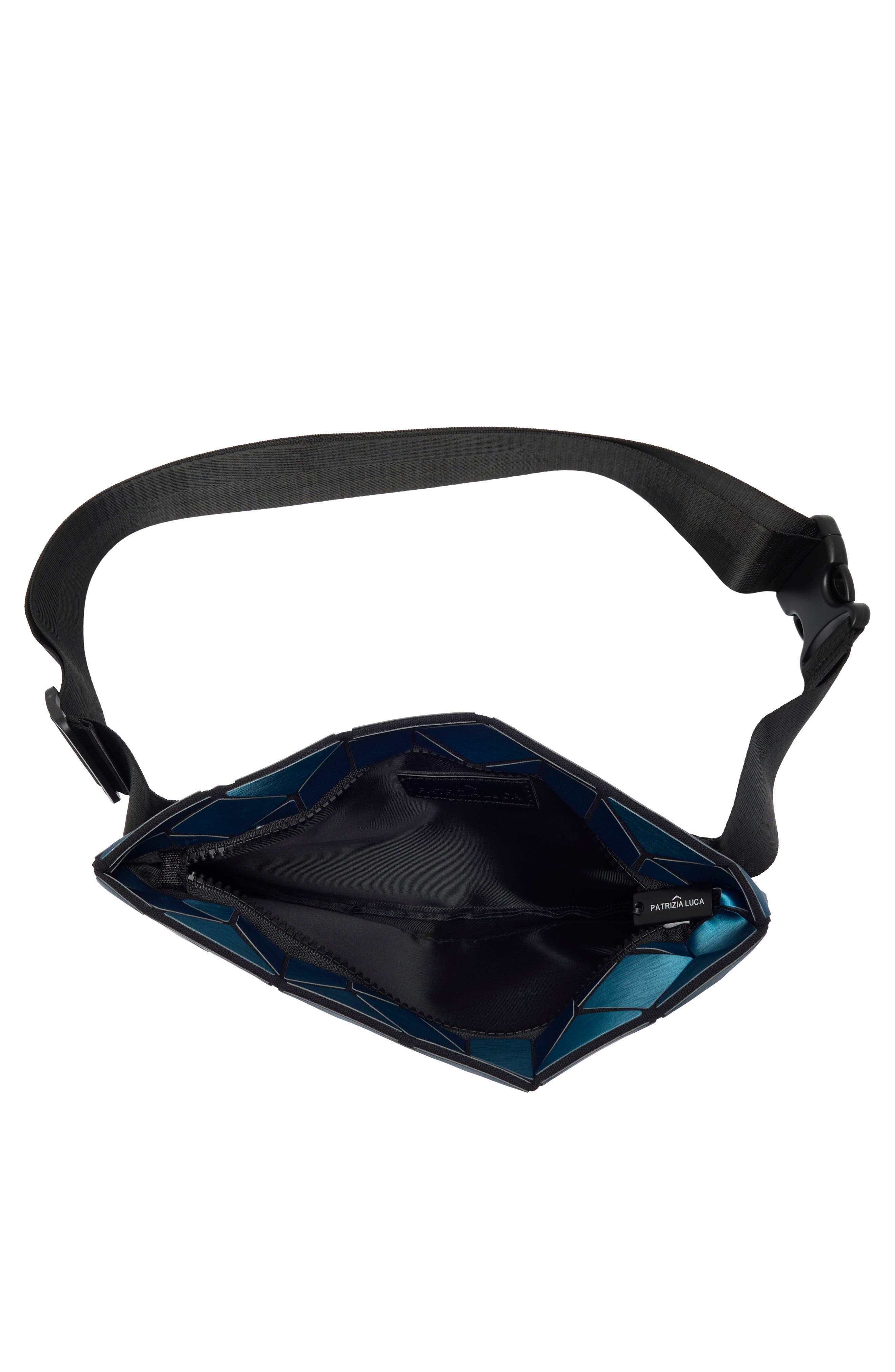 Slanted Square Convertible Belt Bag, Alternate, color, MATTE BLUE