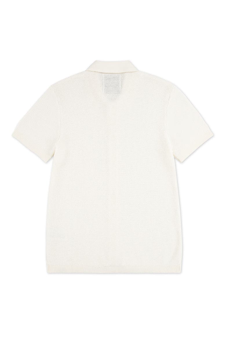 Kids' Swolo Button-Up Sweater Polo, Alternate, color, JET STREAM